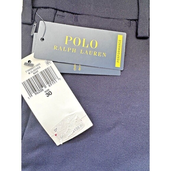 Polo Ralph Lauren Mens 7-Inch Slim Fit Dobby Shorts Collection Navy Size 30 - Picture 7 of 12